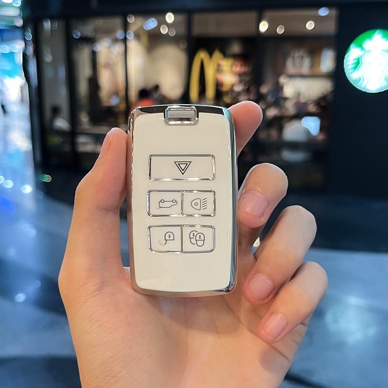 Новый чехол для ключей из ТПУ, защитный чехол с дистанционным управлением для Land Rover Range Rover Sport Evoque Velar Discovery 5 2018 2019 2020