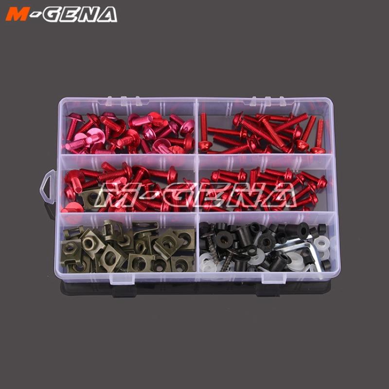 186 PCS Motorcycle Accessories Aluminum Fairing Bolt Screws Kit Fit For BMW R1200S R1200ST R1150RT F650CS R1100S R1150R S1000RR