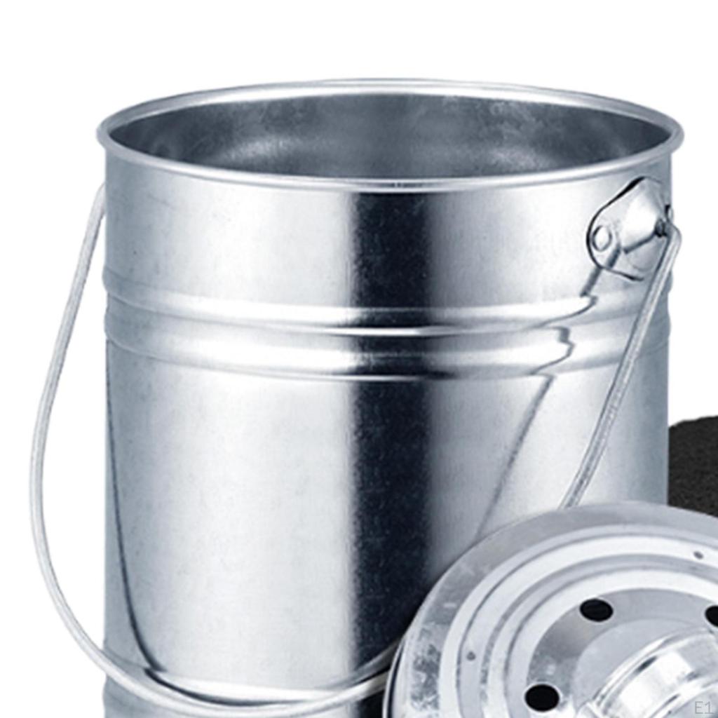 Kitchen Compost Bin Composting Container 3L Capacity Portable Waste Recycling Trash Can for