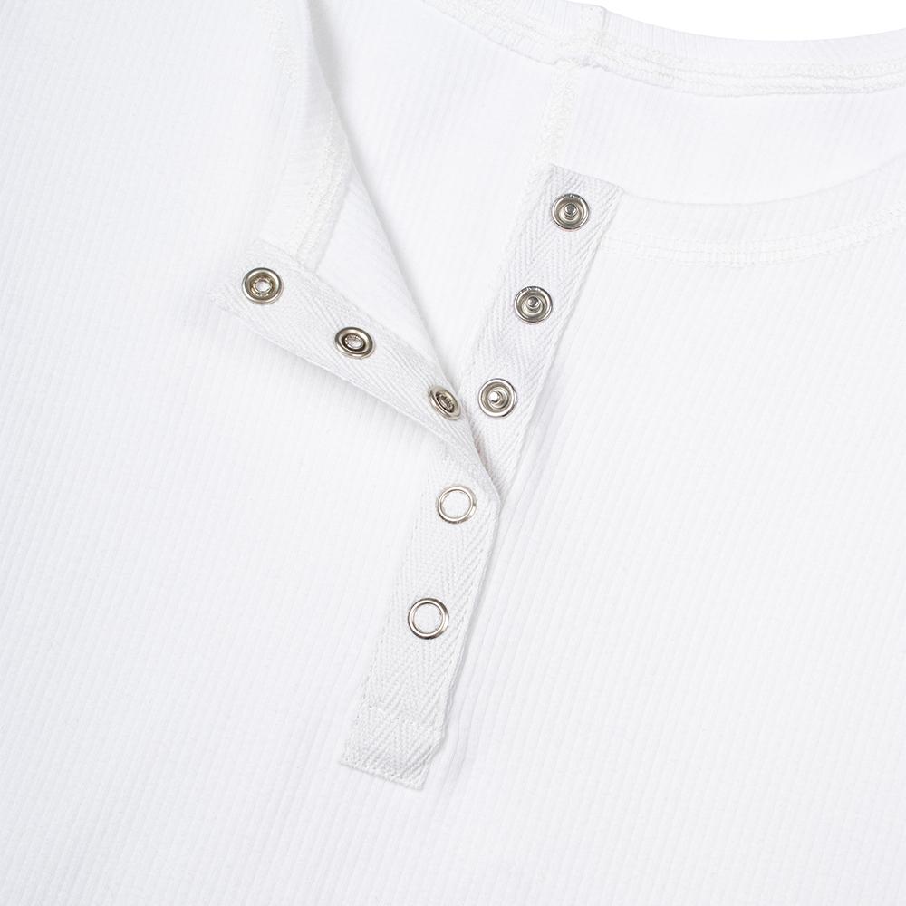 MOAA Henley Neck Short Sleeve (White)