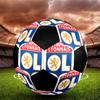 1 шт. Футбольный мяч Olympique Lyonnais, размер 5, Praha, Мяч для мини-футбола, Цветной, Для всех возрастов, Машинная строчка, ПВХ, Готов к соревнованиям, Прочный, Высокий отскок