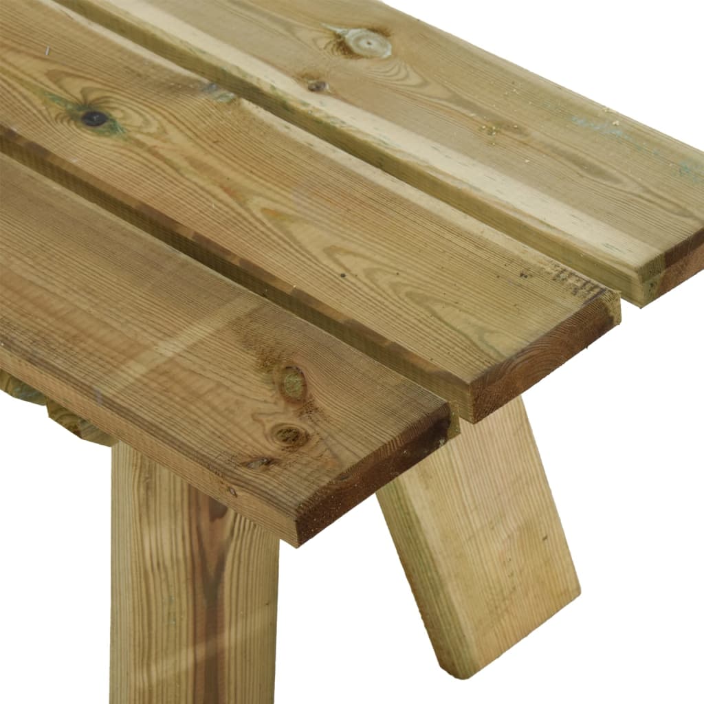 Garden Bench 110 cm Solid Pine Wood Impregnated