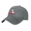 Jollibee Logo Washed Canvas Baseball Cap Vintage Style Unisex Adjustable Hat with Embroidered Brand