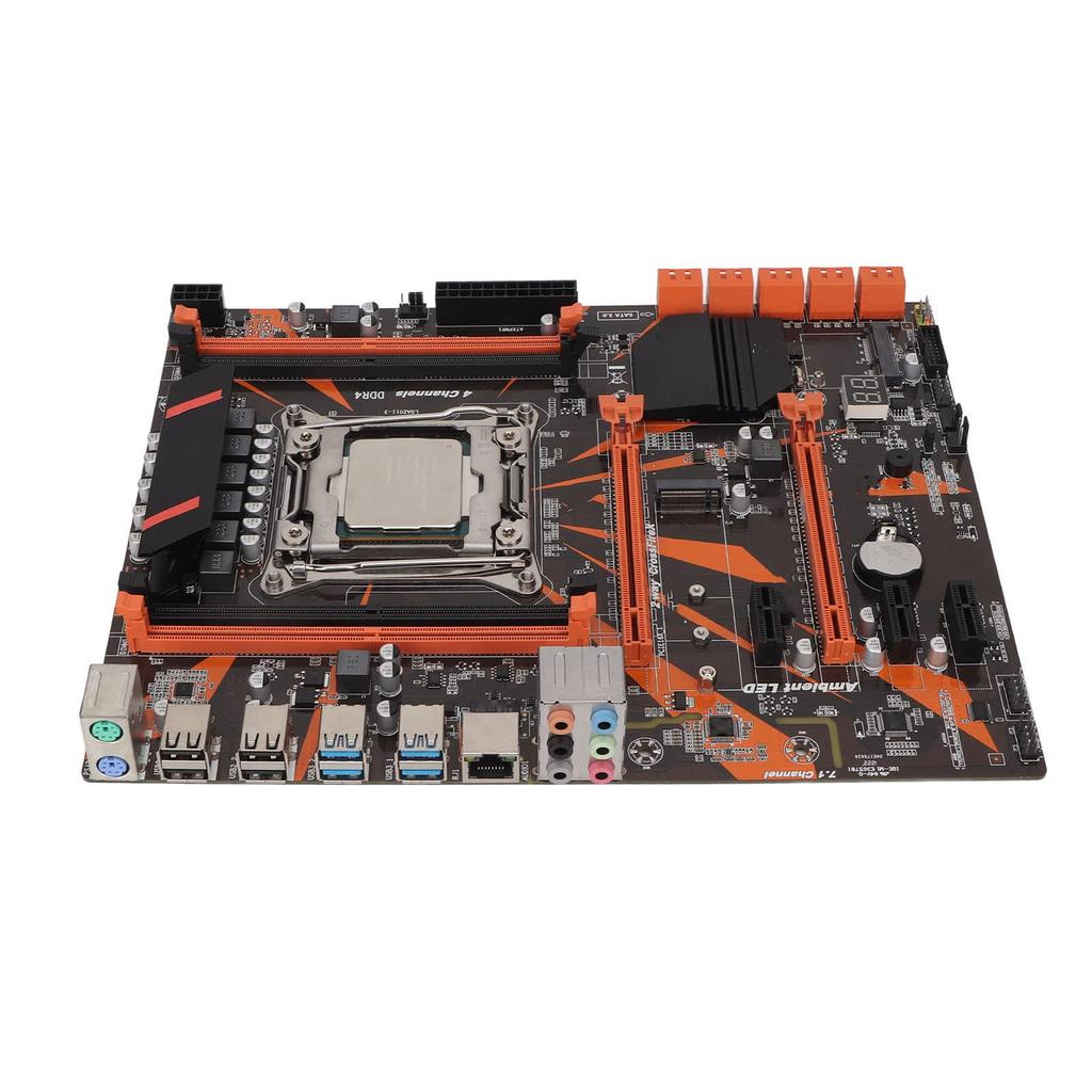 Материнская плата Dpofirs X99 с процессором LGA E5 2620 V3, поддерживает DDR4, WiFi и гигабитную сетевую карту, для настольного компьютера, комплект 2011-3, 4-канальная