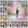 With Telescopic Sticks Belly Dance Accessories Props Scalable Rods Colorful Scarves Flag