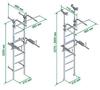 Teenager Plus Wall-mounted Gymnastic Ladder - White