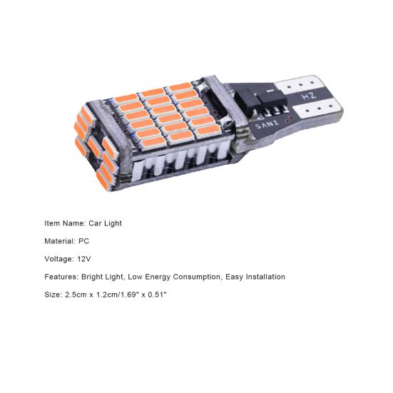 T15-4014-45smd фонарь заднего хода с высокой яркостью, декодирование 12 В, сигнал поворота, стоп-сигнал для автомобилей