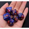 Набор игральных костей Mix Red DND Glitter для Dungeon and Dragons Warhammer D&D RPG Ролевые игры Настольная игра Многогранные игральные кости