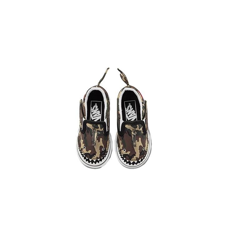 Vans Slip-On   V Toddler 'Camo Shark' Baby VN0A7Q4ZASB