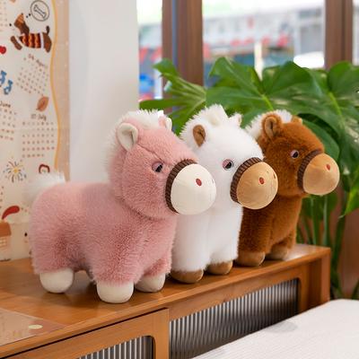 Маленькая плюшевая игрушка-пони, креативные куклы из короткого плюша, дарят детям кукол для комфорта, королевский подарок-пони
