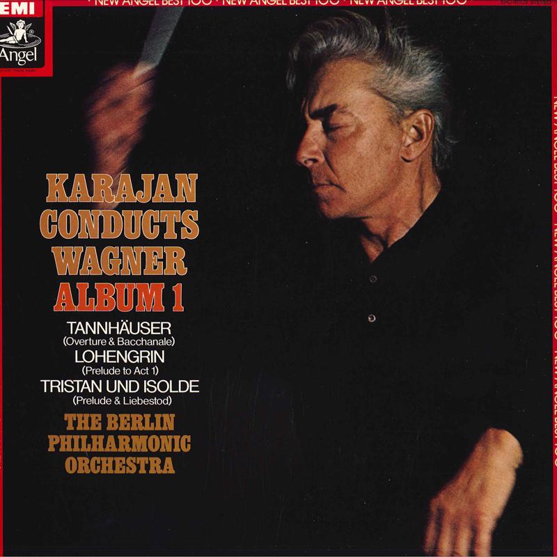 LP Record HERBERT VON KARAJAN, BERLIN PHILHAR - Wagner Album1 Tannhauser Overture A EAC81003 ANGEL Japan Obi Classical Used