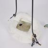 Lala Fur Clutch Crossbody Bag   Ivory  Lala2f140 