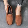 Suede Men Casual Shoes Breathable Comfort Slip-on Men's Driving Shoes Men Loafers Men's Lazy Shoes
