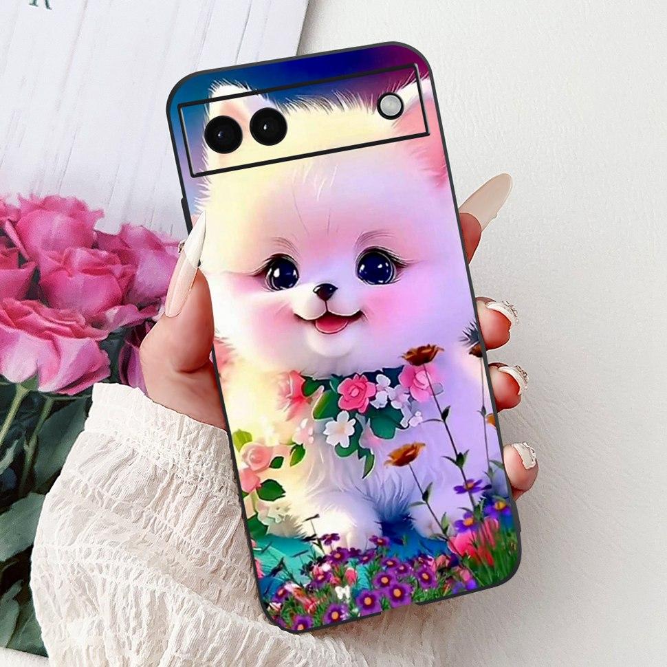 Luxury Painted Cover For Google Pixel 6A Case Soft Silicone Phone Case For Google Pixel 6A Google6A 2022 Back Cover 6.1"