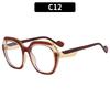 European And American New Large-Frame Personalized Color Matching Sunscreen Advanced Sunglasses Elegant Simple And Versatile Street Sunglasses Women