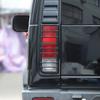 Для Hummer H2 SUV 2003-2009 ABS Черный/Серебристый Защитная накладка на задний фонарь Декоративная наклейка Аксессуары для автомобиля