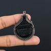 Black Tourmaline Rough 999 Copper Wire Wrapped Pendant, Handmade Gemstone Pendant Jewelry, Gifts For Wife Brand New Pendant