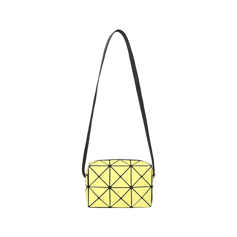 ISSEY MIYAKE Cuboid Crossbody Bags Bright Yellow BB66-AG661-52