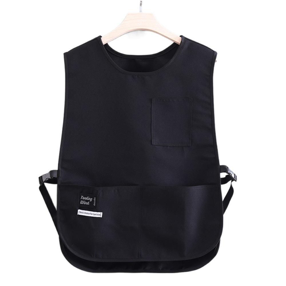 Breathable Stain-Resistant Apron Nylon Vest Style Kitchen Aprons for Cooks Chef and Servers