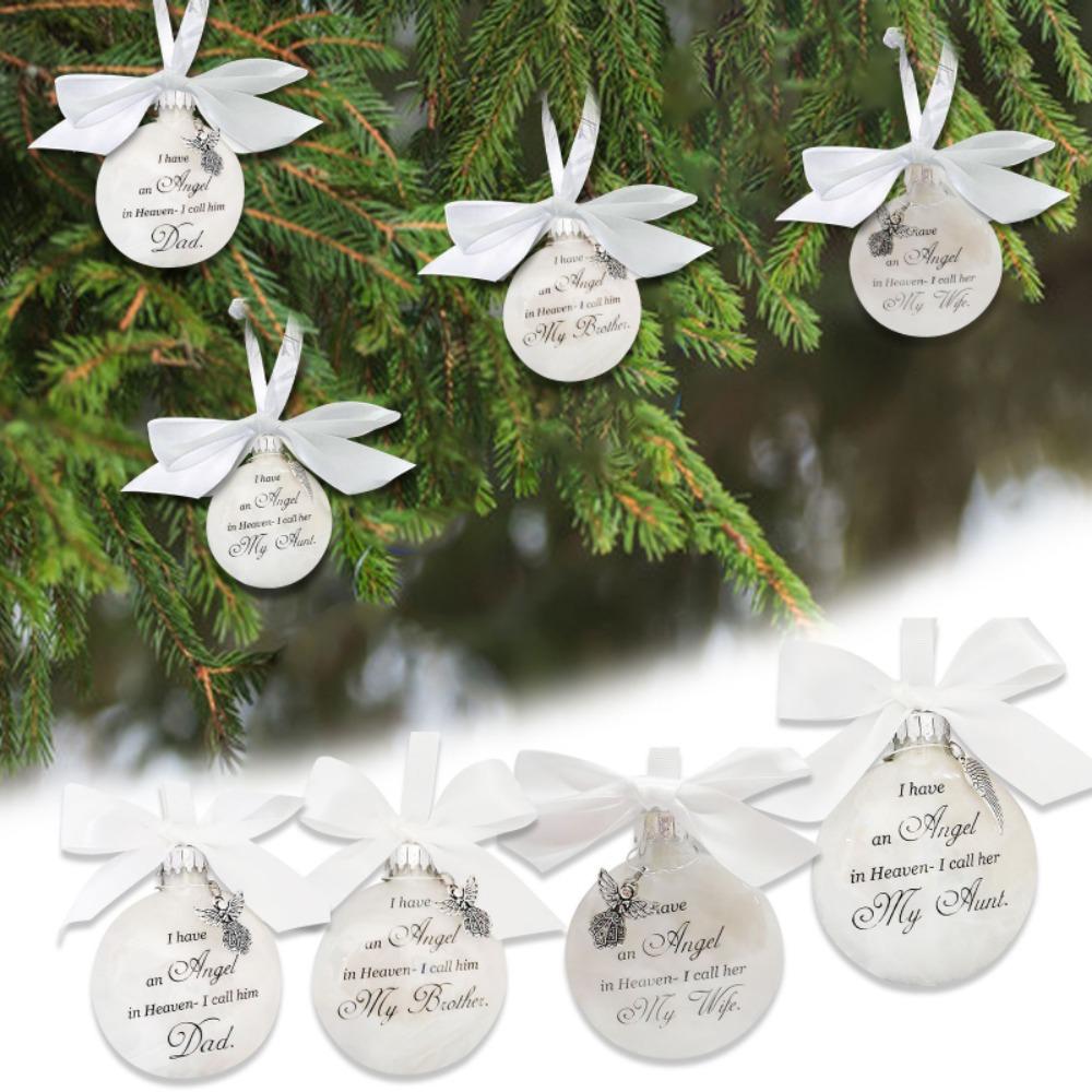 8cm Memorial Hanging Ornament "I Have an Angel In Heaven "Pendants Memorial Pendant Car
