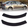 2 шт. Черные Для Mitsubishi Lancer EVO 2008-2015 Автомобиль X Стиль Переднее Крыло Боковой Вентиляционный Отвод Накладка Спойлер Защитная Наклейка Накладка