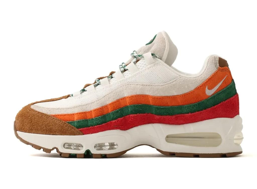 IR1944-102 Nike Air Max 95 OG Big Bubble "Sport Green/Safety Orange" (Мужской)