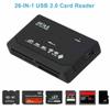 6 In 1 Memory Card Reader For Sd Micro Sd Cf Xd Ms Pro M2 Card Reader Universal Usb Adapter For Windows 11 10 8 7 Mac Os Pc