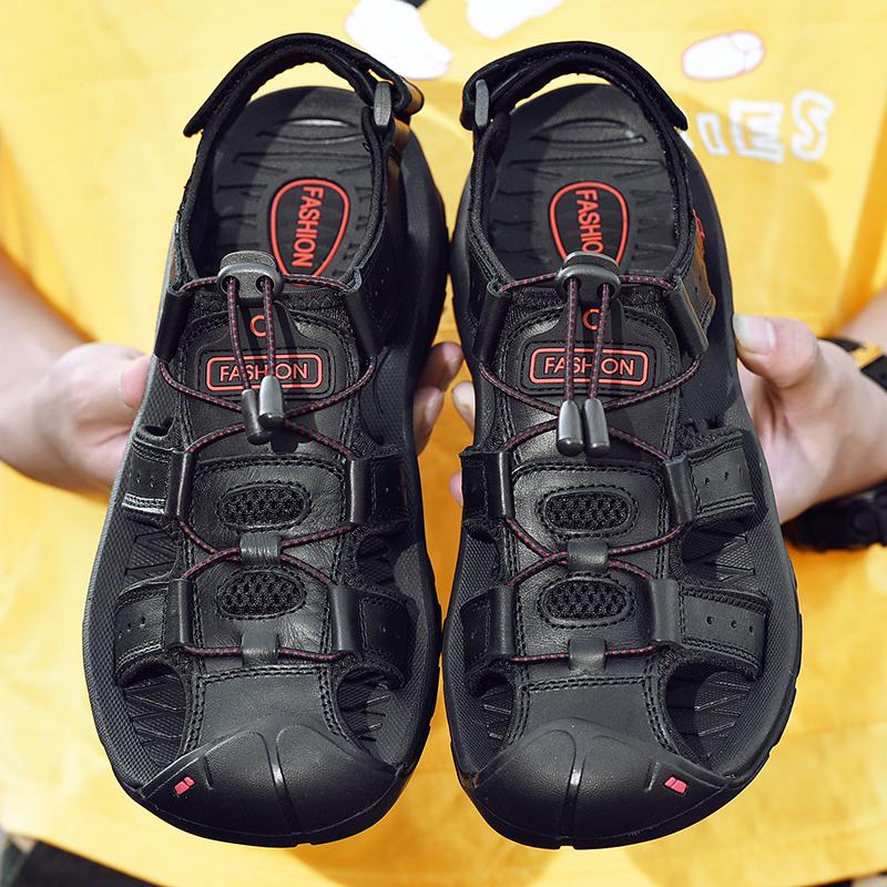 Large Size Men's Shoes38-48 Men's Sandals High Quality Summer Breathable Sandals Beach Shoes Hiking Outdoor Sandals