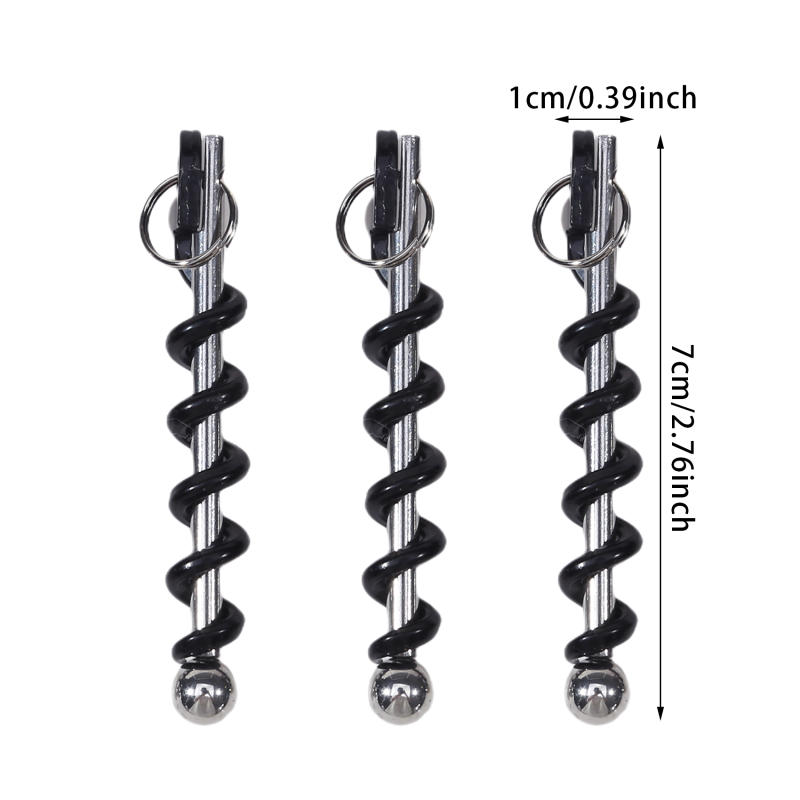 Открывалка для бутылок Outdoor Mini EDC Cork Screw Открывалка для бутылок красного вина Keyring Tool Многофункциональный инструмент для выживания в походе