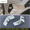 Декоративная накладка-ресничка на передний противотуманный фонарь для TOYOTA RAV4 RAV 4 XA50 - 2024 Хромированные ABS Аксессуары