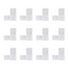 12Pcs Plastic Hose Barb Fitting 90 Degree L Right Angle Reducer Barbed Joint Adapter Elbow 16x20mm