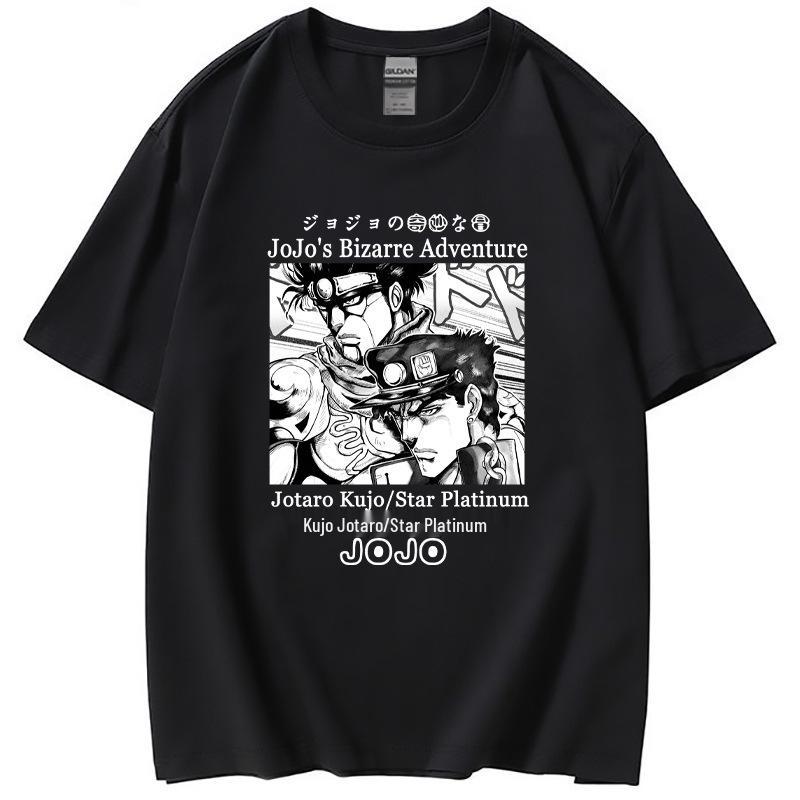 Летняя женская футболка JoJo's Bizarre Adventure Jotaro Star Platinum