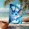 Custom Name Ultra-Soft Beach Towel with Pokémon Theme,Ideal for Pool - Camping, Diving - Perfect Travel Essential, Vibrant Beach Towel.