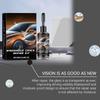 Windshield Chip Repair Kit High-Density Resin Glass Crack Repair Liquid for Bullseye Star Cracks Needle-Free DIY Auto Glass Repair Solution