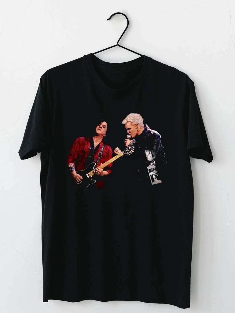 BILLY IDOL STEVE STEVENS Футболка Классическая Черная Унисекс S-5XL