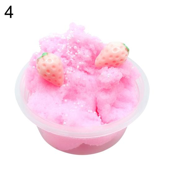 60 мл фруктовая детская игрушка-слизь для снятия стресса, пластилин, ароматная пушистая глиняная глина, подарок