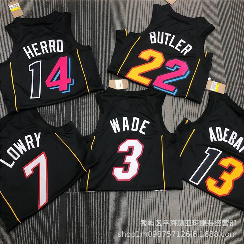 Miami Heat Basketball Jersey Custom Print Youth Adult Performance Sportswear Breathable Bamboo Charcoal Fabric