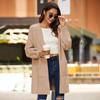 Autumn and Winter New Style Women's Knitted Casual Pocket Knitted Cardigan Sweater Long Sleeves Loose