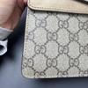 [Pre-Owned] Dionysus Tiger Head Buckle Logo Canvas Crossbody Shoulder Bag Small - Very Good #1OC4NTH