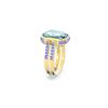 Swarovski Кольцо Orbita с восьмиугольной огранкой