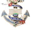 2024 Белый дом Подвеска 2D Акриловый Рождественский Подвесной Орнамент Национальный Символ Патриотический Украшение для Украшения Праздничной Елки Подарок