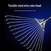 Retractable Stainless Steel Garden Rake