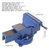 Bench Vise Table Accurate Flat‑Nose Pliers Fixed Fixture Clamp Tools 8 Inch 14kg