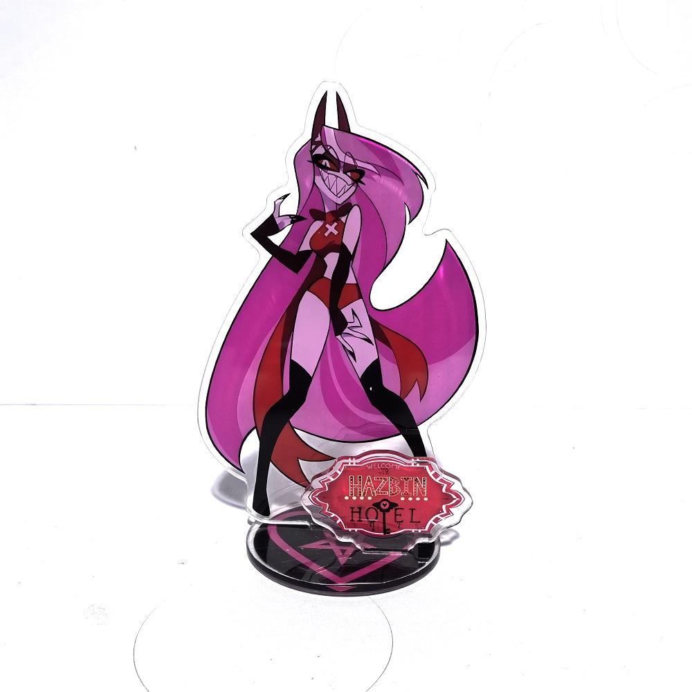 15СМ Фигурка Hazbin Hotel Helluva Boss Стенд Акриловые Фигурки Вагги Настольная Подставка Фигурка Набор Украшений Подарки