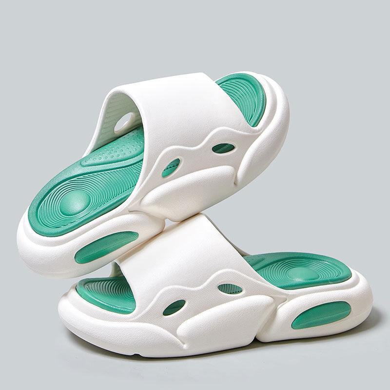 Летние сандалии для отдыха 2024 года, спортивная мода, противоскользящие, износостойкие, удобная мягкая подошва, пляжные тапочки на толстой подошве