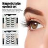 1 Set Magnetic Eyelashes with Eyeliner Tweezer Natural Looking Magnetic Fake Lashes with Applicator Tool Women Girls Eye Makeup Tools