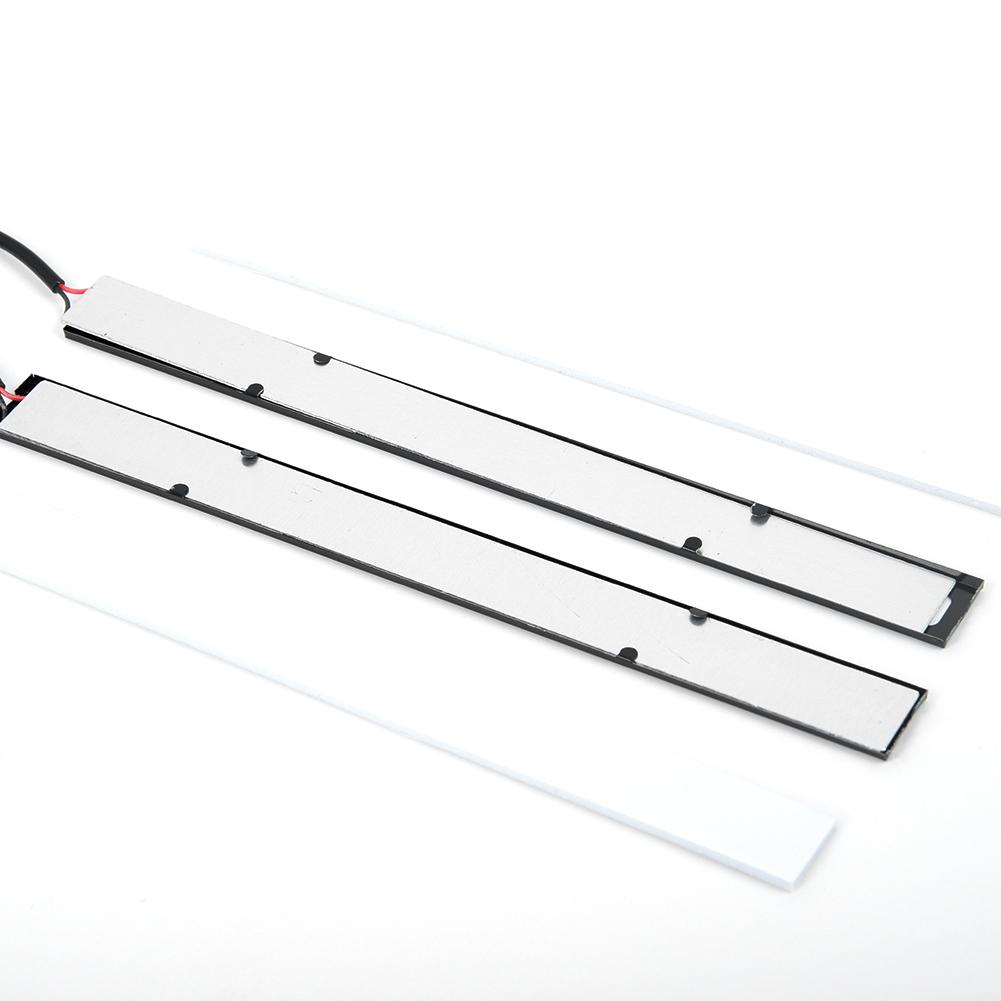 2 шт., 17 см, светодиодная полоса COB, красная, водонепроницаемая, автомобильная, 12 В, противотуманные фары DRL, фара дальнего света