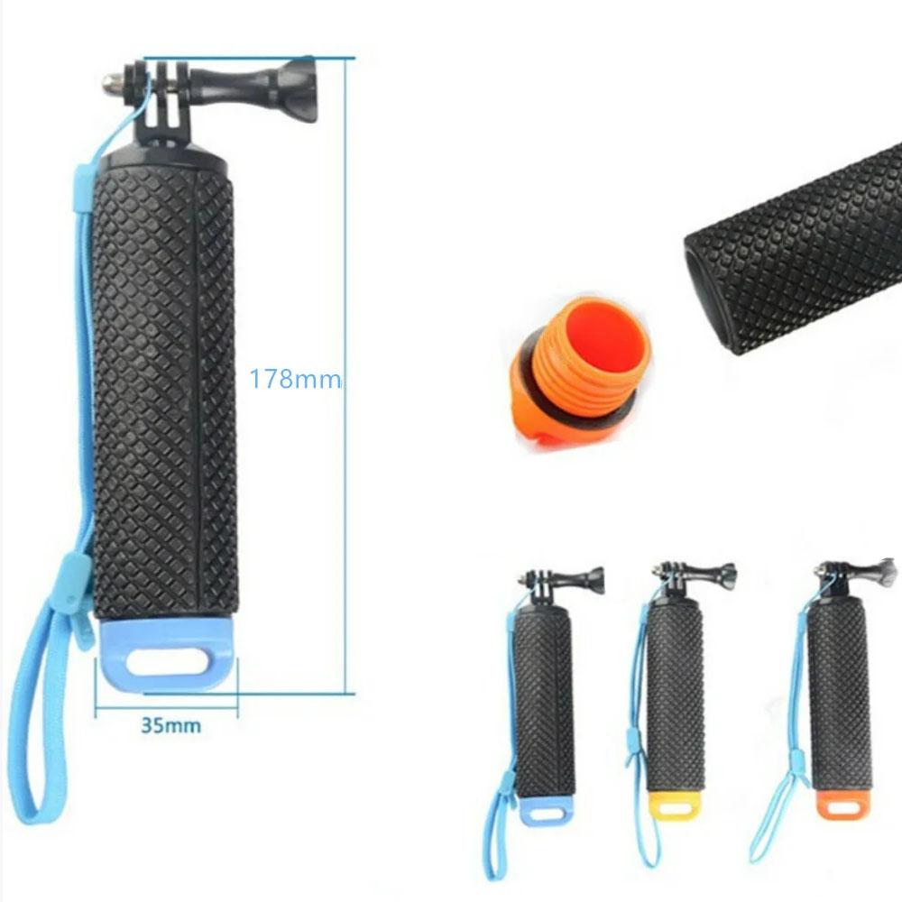 Floating Waterproof Hand Grip Selfie Stick Underwater Gear for GoPro Hero 13 12 11 10 9 8 Insta360 DJI OSMO SJCAM Action Camera