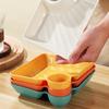 Dumpling Plate Non-slip Stackable Plastic Dipping Saucer Sushi Dish