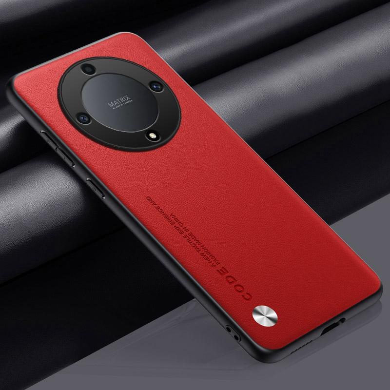 Роскошный чехол из искусственной кожи для Honor X9A X9B Magic 5 6 Lite 5G, задняя крышка, силиконовый защитный чехол для телефона Honor Magic 5 6 Pro